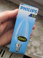 philips lamp 25w standaardlicht 230V B35 E14 SES 1000h 215 l, Nieuw, Gloeilamp, Minder dan 30 watt, E14 (klein)