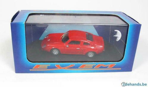 1:43 Exem 1013 Simca Abarth 2000 Clienti rood, Hobby en Vrije tijd, Modelbouw | Auto's en Voertuigen, Nieuw, Auto, Ophalen of Verzenden