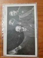 Oude postkaart Koning Albert I en Adolphe Max, Ophalen of Verzenden, Gebruikt