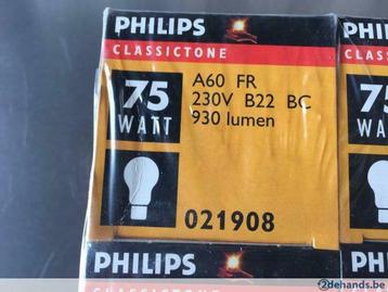 100 ampoules philips 75 w type b2