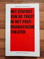 Kurt Vanhoutte - Statuut vd tekst in post-dramatisch theater, Théâtre, Enlèvement ou Envoi