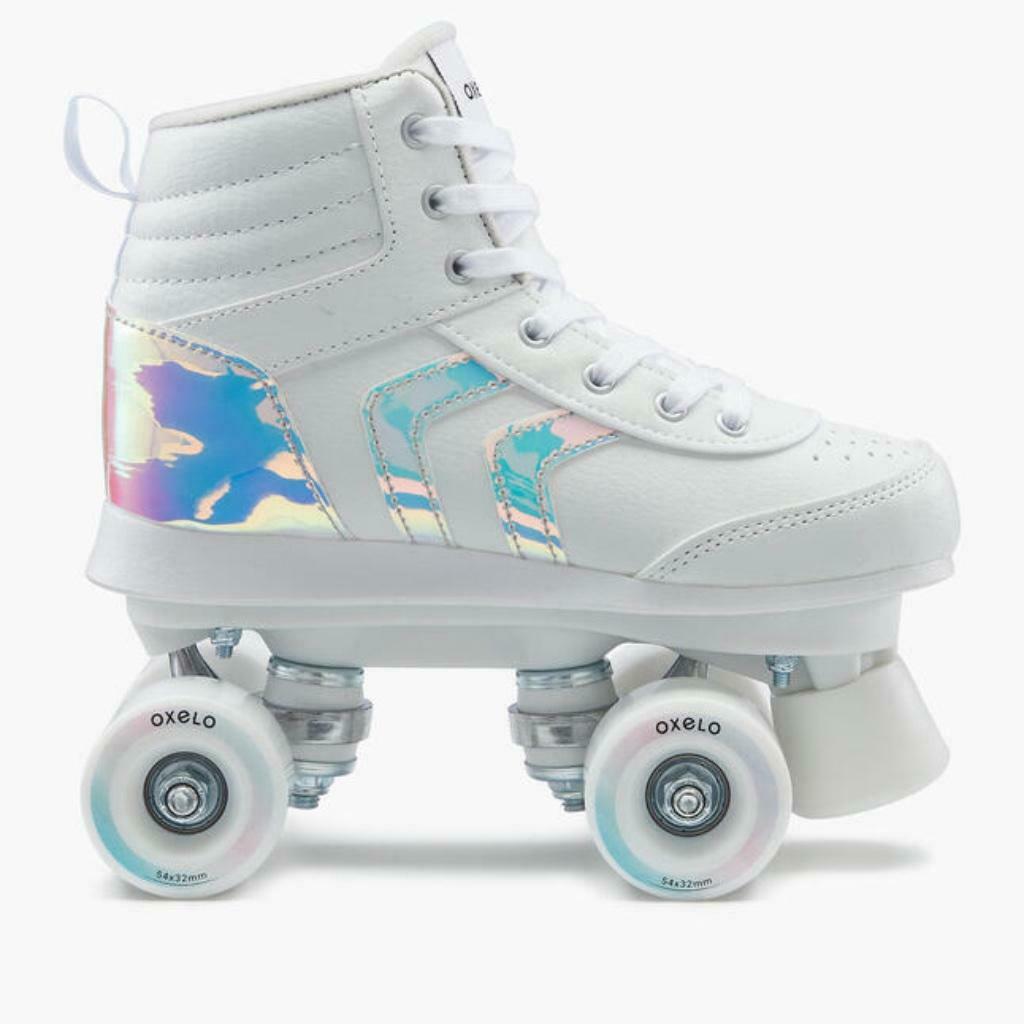 ROLLER JUNIOR BLANC holographic Pointure 38, Kinderen en Baby's, Speelgoed | Buiten | Speeltoestellen, Ophalen of Verzenden