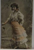 Oude postkaart 1906 vanuit MONS, Gelopen, Klederdracht, Ophalen of Verzenden, Voor 1920