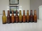 Oude vintage bierflessen brouwerij la marine Brussel, Verzamelen, Biermerken, Ophalen of Verzenden, Zo goed als nieuw