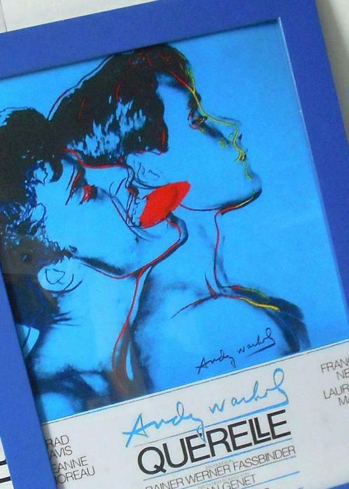Querelle, de bekende filmaffiche van Andy Warhol, Antiek en Kunst, Curiosa en Brocante, Ophalen of Verzenden