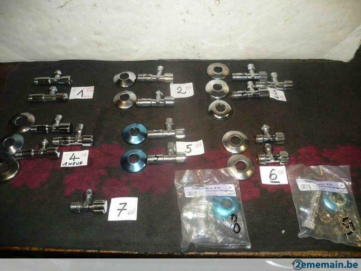 robinets SCHELL  -12 pièces, Bricolage & Construction, Sanitaire, Utilisé, Robinet, Chrome, Enlèvement ou Envoi