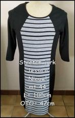 Nieuwe stretch jurk Jessica 44, Noir, Taille 42/44 (L), Envoi, Au-dessus du genou