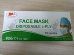 Xian Wanli Chirurgische mondmaskers 50st, Ophalen of Verzenden, Nieuw
