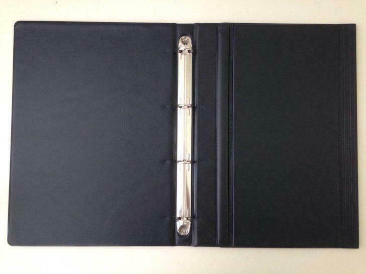 Zwarte Ordner met extra Klep, Ophalen of Verzenden