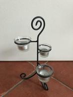 Bougeoir fer forgé, Moins de 25 cm, Comme neuf, Enlèvement, Bougie