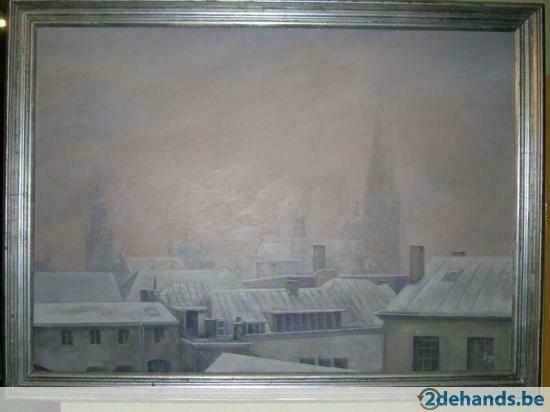 "Antwerpen" - Greg, Antiek en Kunst, Kunst | Schilderijen | Modern, Ophalen