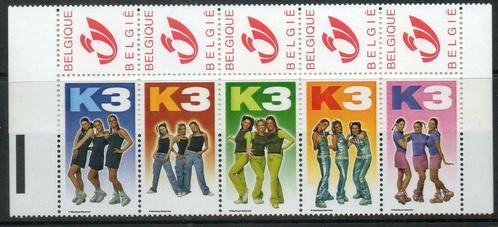 duostamps K3, Postzegels en Munten, Postzegels | Europa | België, Ophalen of Verzenden