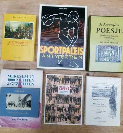 Boeken over Antwerpen Merksem Sportpaleis Stationbuurt etc., Livres, Histoire & Politique, Comme neuf, Enlèvement ou Envoi