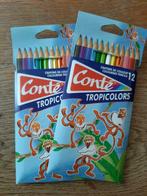 Crayons couleur 2*12 pièces, Hobby & Loisirs créatifs, Enlèvement ou Envoi, Comme neuf