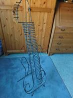 Range CD  fer forgé guitare, Maison & Meubles, 25 à 75 disques, Comme neuf, Enlèvement, Métal