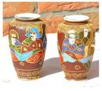 §paire de petits vases satsuma, Antiquités & Art, Antiquités | Vases, Enlèvement ou Envoi
