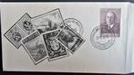 FDC- BEKENDE PERSONEN- ANSEELE., Postzegels en Munten, Ophalen of Verzenden, Gestempeld, Overige thema's