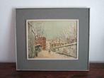 Maurice Utrillo reproductie schilderij, Antiek en Kunst, Kunst | Schilderijen | Modern, Ophalen of Verzenden