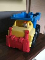 Megabloks Fill'n Dump Truck: grote kipwagen met schep, Utilisé, Enlèvement ou Envoi