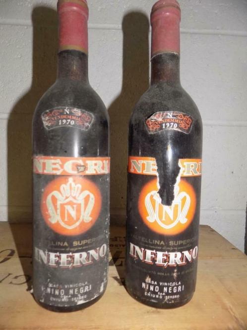 Inferno 1970 - Valtelina Superior - Negri, Collections, Vins, Comme neuf, Vin rouge, Italie, Pleine, Enlèvement