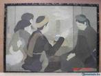 reproduction 1 de gravure chinoise début 20ème, Antiquités & Art, Art | Autres Art, Enlèvement ou Envoi