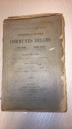 Géographie et histoire des communes belges Tarlier/wauters