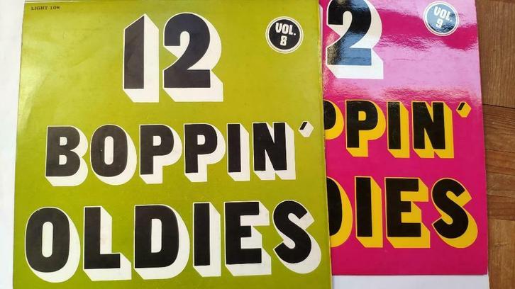 Set 12 Boppin' Oldies vol. 5 7 8 9 zeldzame popcorn elpee, Cd's en Dvd's, Vinyl | Overige Vinyl, 12 inch, Ophalen of Verzenden