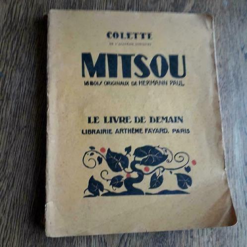 Colette, Mitsou [brievenroman uit 1919, Montmartre], Livres, Langue | Français, Utilisé, Fiction, Enlèvement ou Envoi