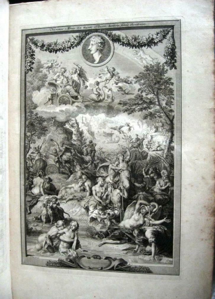 De Gedaant-wisselingen van P Ovidius Naso 1732 Groot formaat, Antiek en Kunst, Antiek | Boeken en Manuscripten, Ophalen of Verzenden