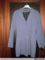 Lange zomerjas, grijs-blauw, "Jus de Pom" Paris, T1, medium, Kleding | Dames, Ophalen of Verzenden, Gedragen