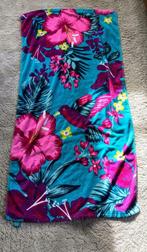 Strandlaken lengte 135 cm op breedte 70 cm, Huis en Inrichting, Ophalen of Verzenden, Zo goed als nieuw, Blauw, Handdoek