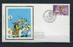 Année 1990 : FDC 2390 soie - Lucky Luke - Obli. Estaimpuis, Postzegels en Munten, Postzegels | Europa | België, Ophalen of Verzenden