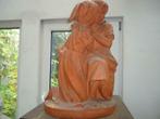 Alphonse VAN BEURDEN sr. antieke terracotta 'Les Orphelins', Ophalen