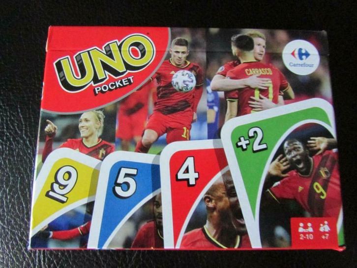 Rode Duivels Uno gezelschapsspel vanaf 7 jr voor 2-10 speler, Sport en Fitness, Voetbal, Nieuw, Overige typen, Ophalen of Verzenden