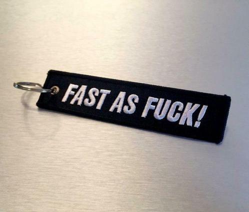 nieuw : fast as fuck ! sleutelhanger, Auto diversen, Auto-accessoires, Nieuw, Verzenden