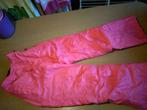 Roze meisjes skibroek met bretellen, Comme neuf, Enlèvement, Taille 146