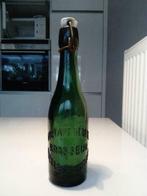 Oude bierfles brouwerij brasserie gustave hering Brussel, Ophalen of Verzenden, Gebruikt
