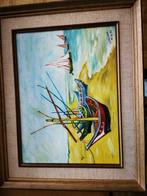 Bullinck schilderij 1991 canvas, Antiek en Kunst, Kunst | Schilderijen | Modern, Ophalen