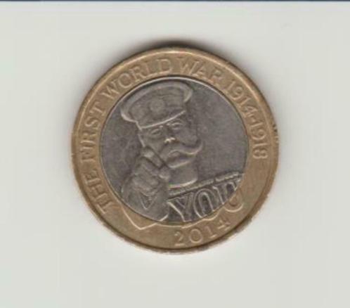 Grande-Bretagne 2014 £2 1ère Guerre mondiale 1914-1918, Timbres & Monnaies, Monnaies | Europe | Monnaies non-euro, Monnaie en vrac