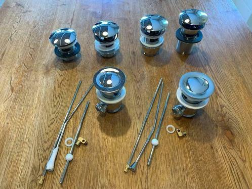 6 spoelbakken (set): chroom / nieuw / 5/4 '', Doe-het-zelf en Bouw, Sanitair, Nieuw, Kraan, Chroom, Ophalen