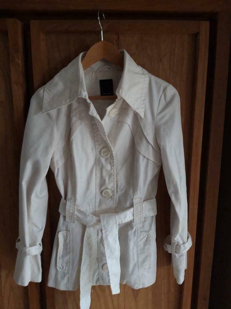 Veste / Trench écru Vero Moda taille S, Ophalen of Verzenden, Gedragen, Maat 36 (S), Beige