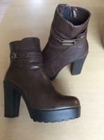 Bruine enkellaarsjes - maat 40, ANDERE, Enlèvement ou Envoi, Brun, Porté