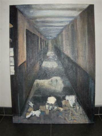 Schilderij op doek - Marie Ange Dewilde  beschikbaar voor biedingen