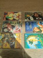 5 télécartes Disney bossu Pocahontas Aladin belle et la bête, Collections, Enlèvement ou Envoi
