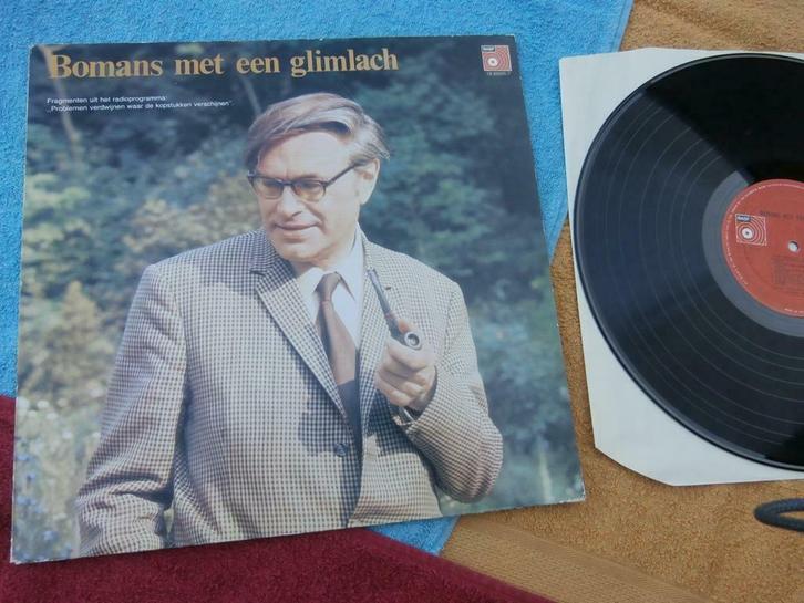 Godfried Bomans - Bomans Met Een Glimlach., Cd's en Dvd's, Vinyl | Nederlandstalig, Overige genres, 12 inch, Ophalen of Verzenden