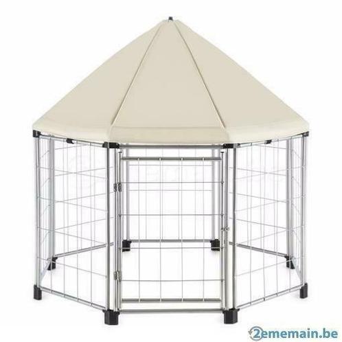 Enclos parc 6 panneaux + toit cage chien NEUF XXL, Animaux & Accessoires, Accessoires pour chiens, Neuf, Envoi