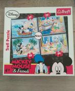 Puzzel Mickey Mouse, 4 in 1., Plus de 50 pièces, 4 à 6 ans, Utilisé, Enlèvement ou Envoi