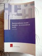 BASISWETTEKSTEN inzake handels- en economisch recht, Comme neuf, Enlèvement ou Envoi, Économie et Marketing