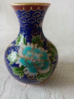 Petit vase metal cloisonée Chinois 70s(9cm), Antiquités & Art, Enlèvement ou Envoi