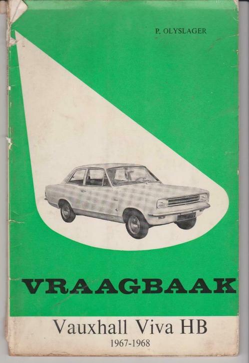 Vraagbaak manuel technique VAUXHALL VIVA HB '67 - '68, Autos : Divers, Modes d'emploi & Notices d'utilisation, Enlèvement ou Envoi